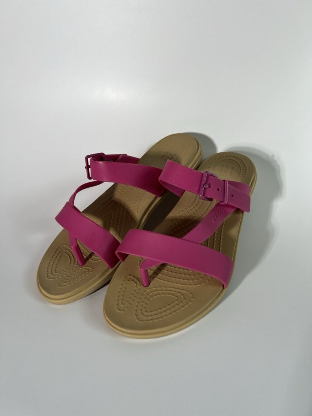 CROCS Iconic Comf Sandals Lightweight Slip-On Design size 7